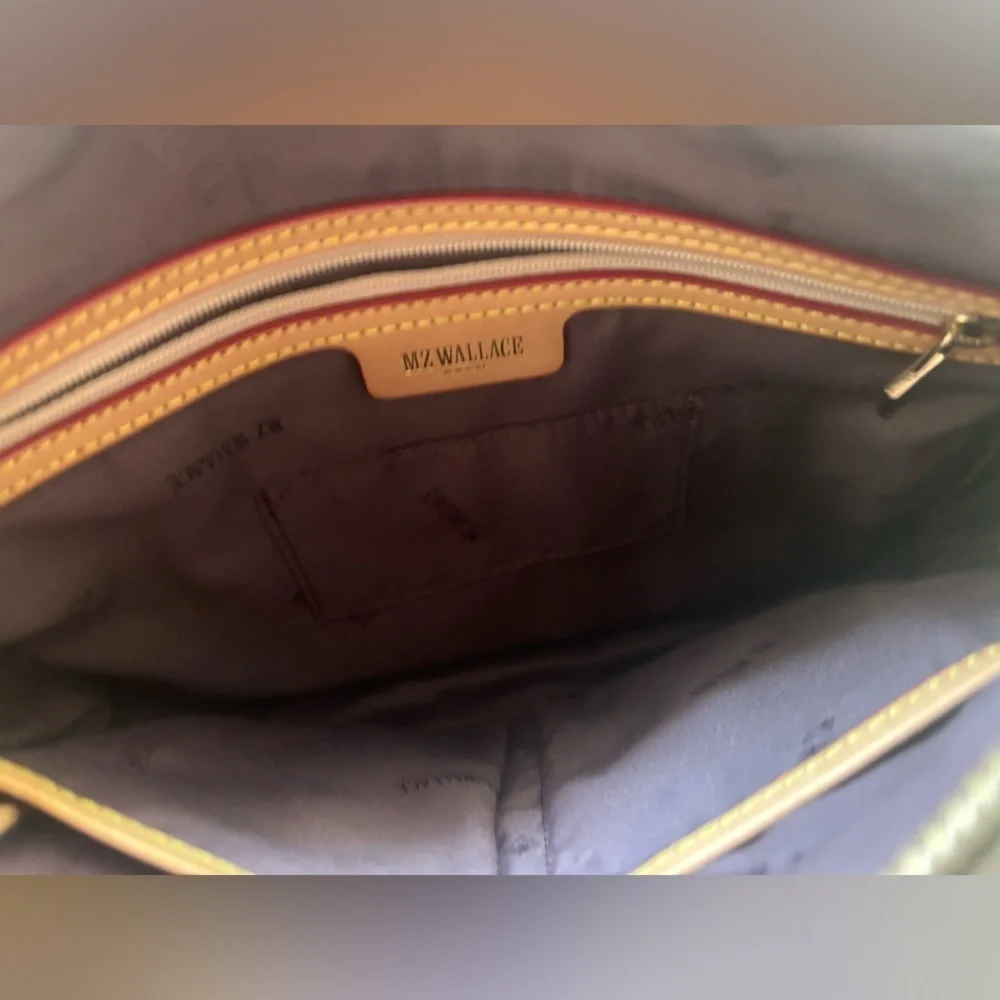 Mz Wallace light brown nylon crossbody